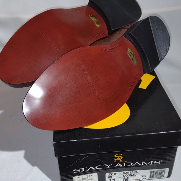 Stacy Adams Santana cognac (brown) tasseled loafers, size 11M - Picture 4 of 4